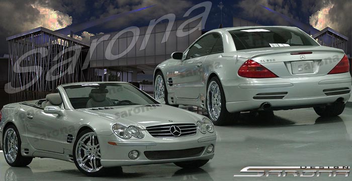Custom Mercedes SL Body Kit  Convertible (2003 - 2008) - $1790.00 (Manufacturer Sarona, Part #MB-074-KT)